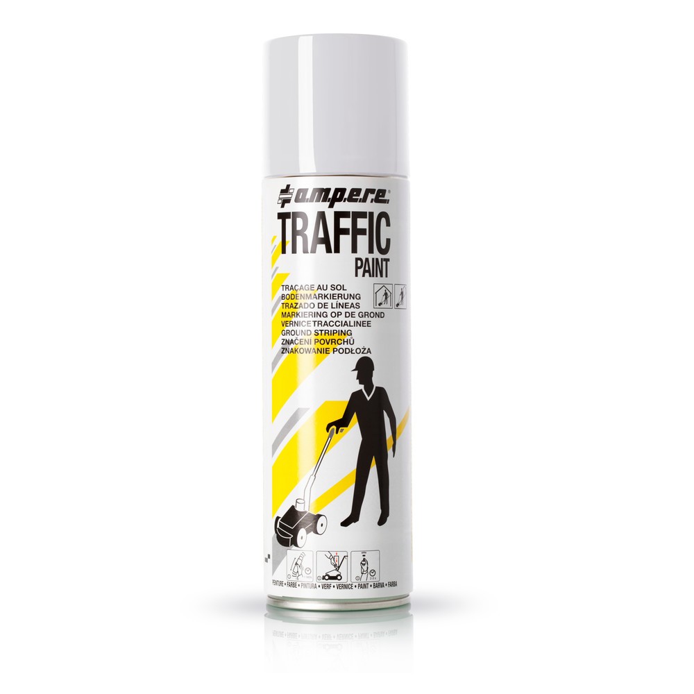 Obrázek produktu: A.M.P.E.R.E. Značkovací barva TRAFFIC 0,5 l, bílá