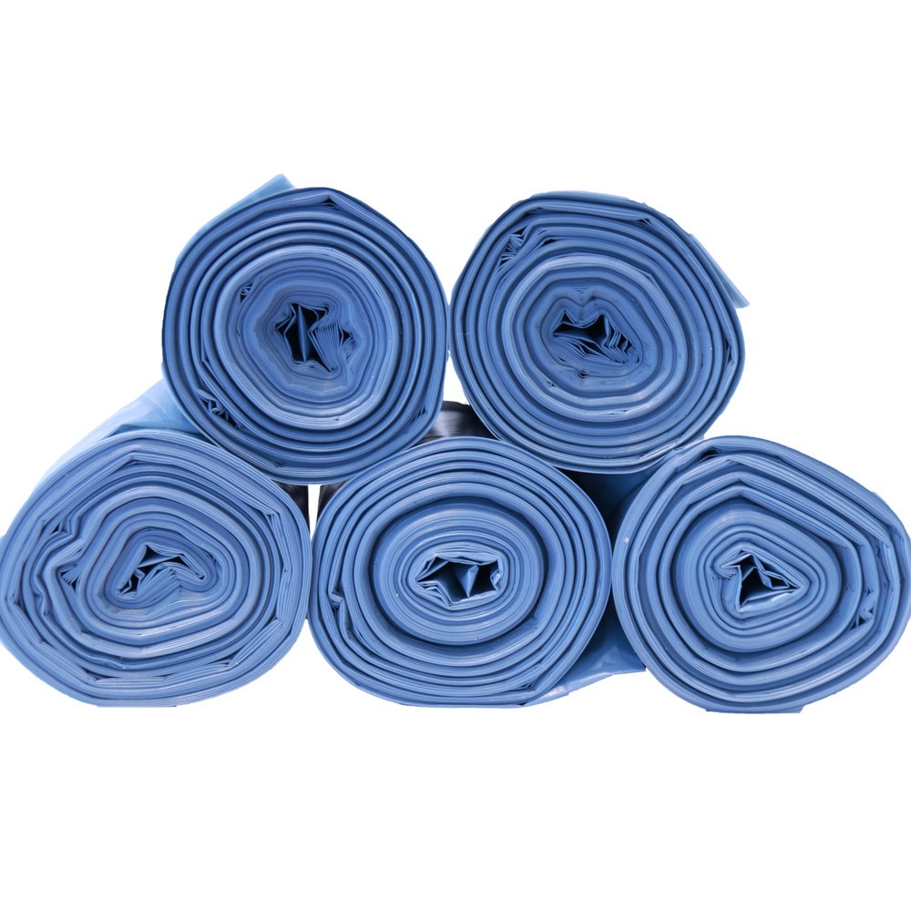 Obrázek produktu: Pytle na odpad BON TON, VxŠxH 1020 x 580 x 5 mm, recyklované, modrá
