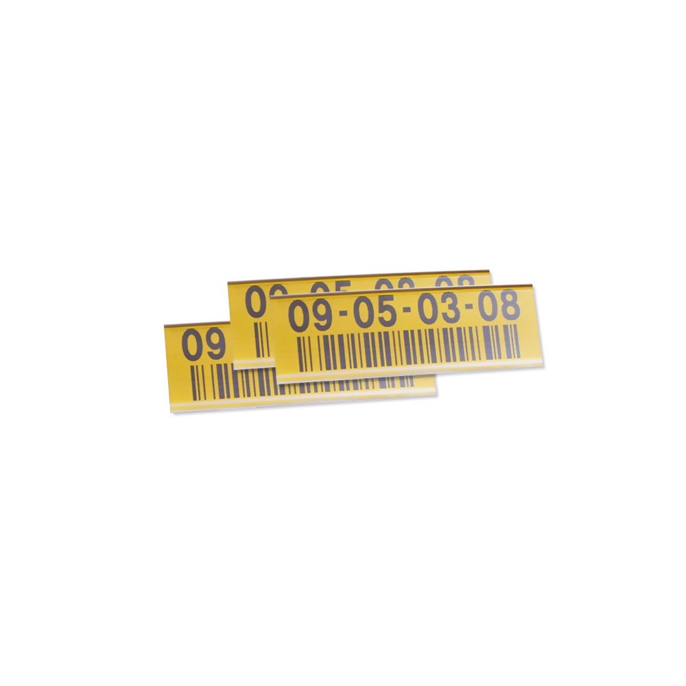 Obrázek produktu: Držák etiket, magnetický, VxŠ 33 x 100 mm, transparentní