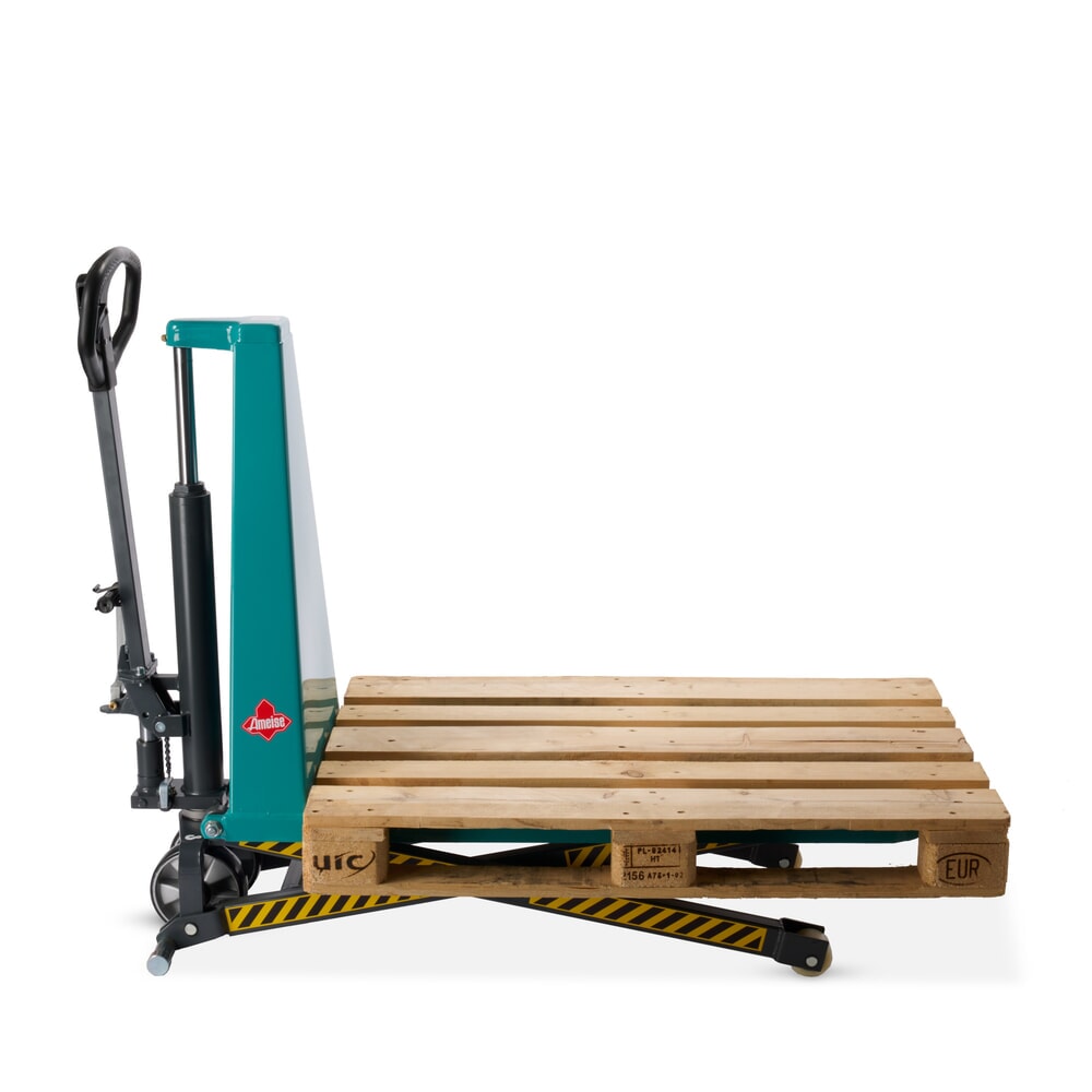 Číslo obrázku produktu 8: Paletový vozík s nůžkovým mechanismem Ameise® PTM 1.0 Scissor s rychlým zdvihem, nosnost 1 000 kg, délka vidlí 1 150 mm