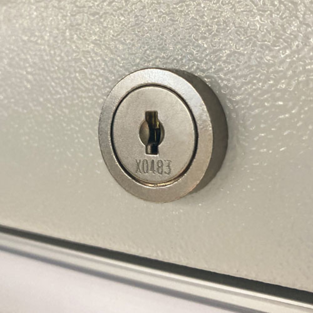 Číslo obrázku produktu 2: Skříň se zásuvkami Bedrunka+Hirth R 24-24, VxŠxH 1019 x 705 x 736 mm, světle šedá, antracitová šedá, 7 ks zásuvka 1x50 + 2x100 + 3x150 + 1x200 mm